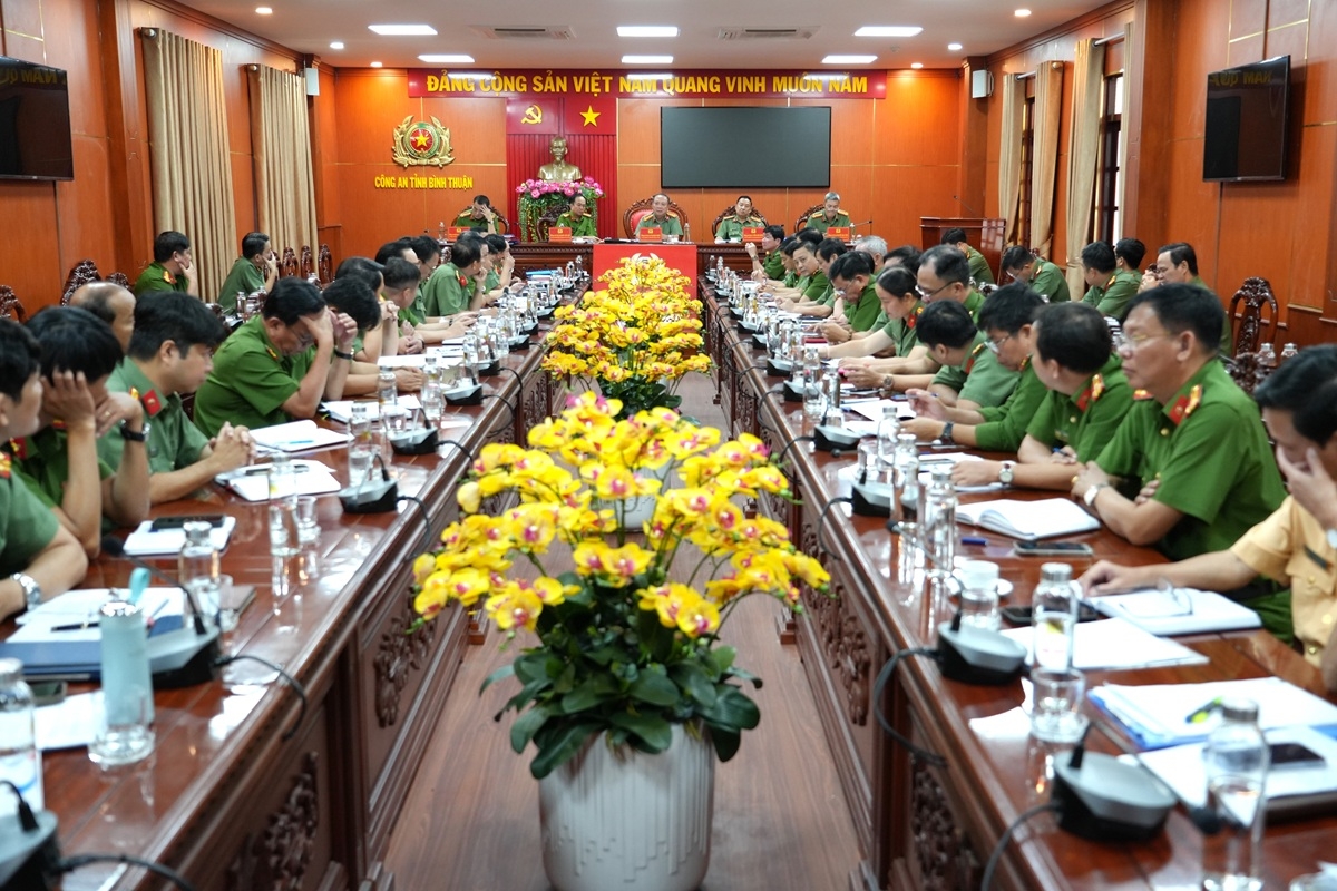 Công an Bình Thuận sẵn sàng cho phương án không có công an cấp huyện